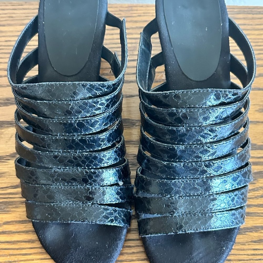Casual Black Heels